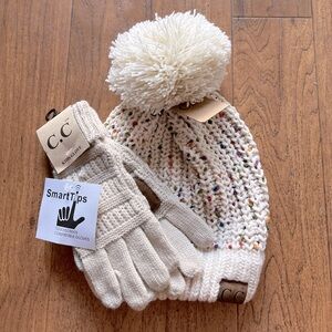 Kids C.C Beanie & Gloves NWT